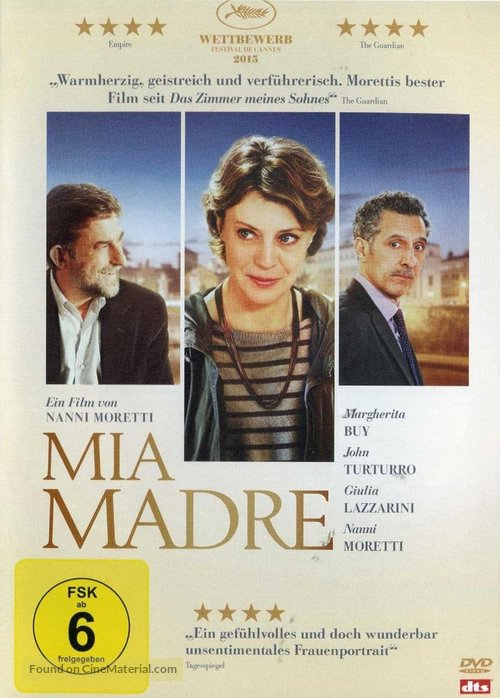 Mia madre - German DVD movie cover