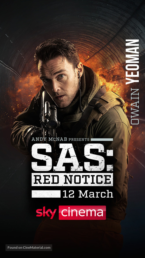 SAS: Red Notice - British Movie Poster
