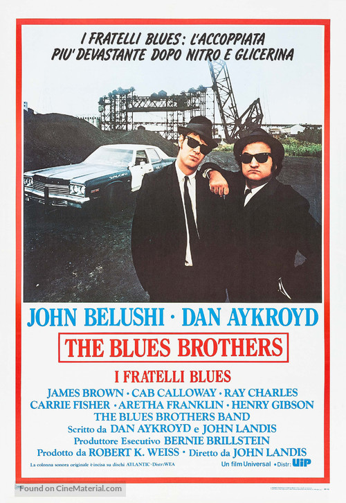 The Blues Brothers - Italian Movie Poster
