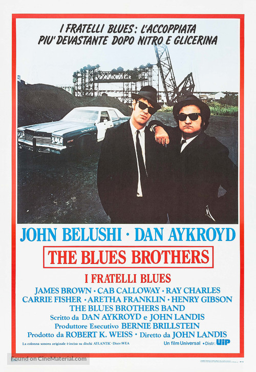 The Blues Brothers - Italian Movie Poster