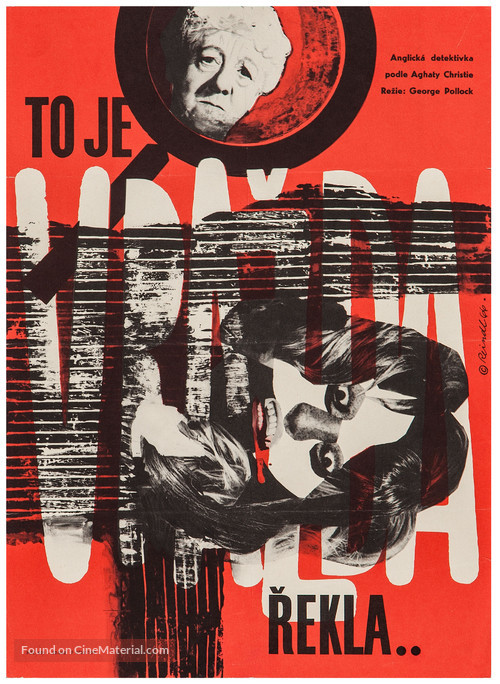 Murder She Said - Czech Movie Poster