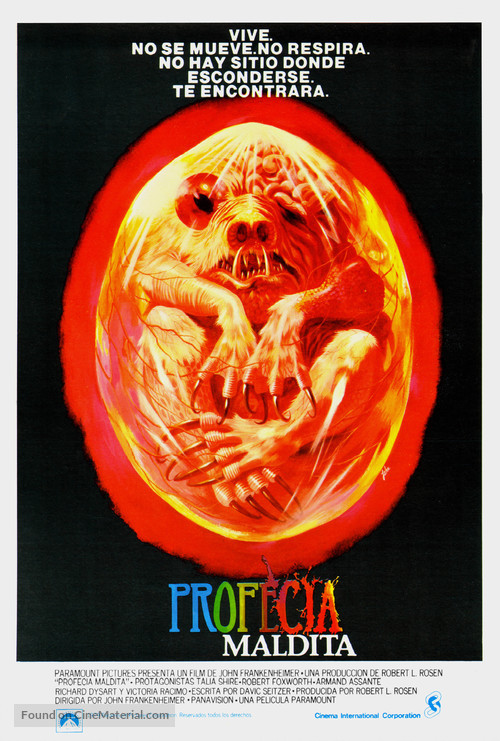 Prophecy - Spanish Movie Poster