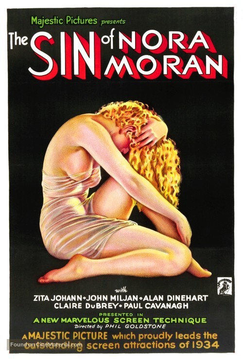 The Sin of Nora Moran - Movie Poster