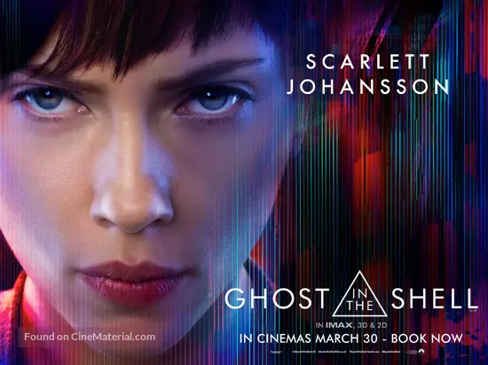 Ghost in the Shell - British Movie Poster