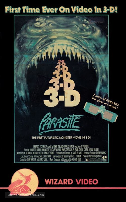 Parasite - VHS movie cover