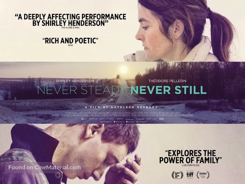 Never Steady, Never Still - British Movie Poster