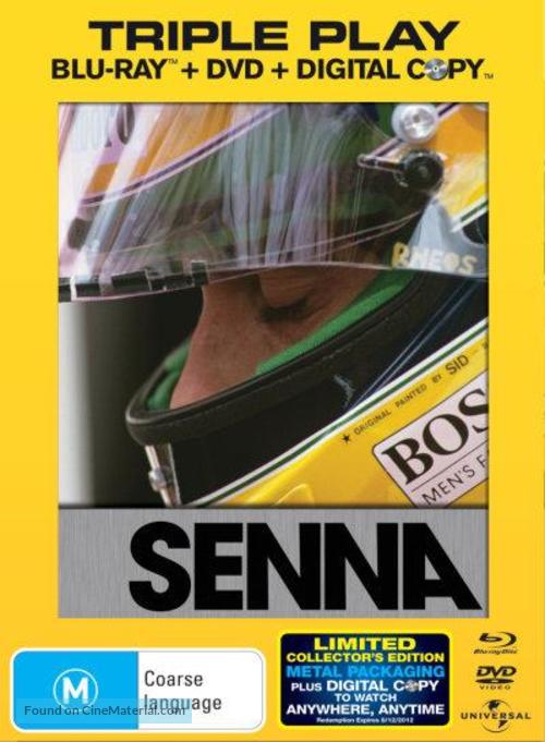 Senna - Australian Blu-Ray movie cover