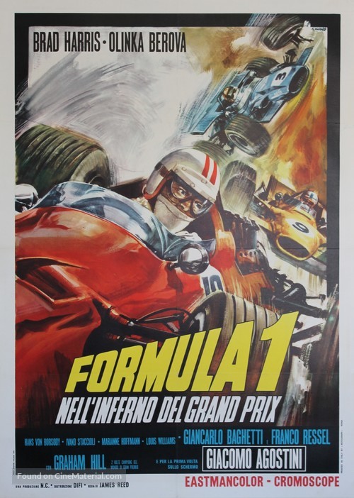 Formula 1 - Nell&#039;Inferno del Grand Prix - Italian Movie Poster