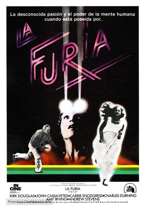 The Fury - Spanish Movie Poster