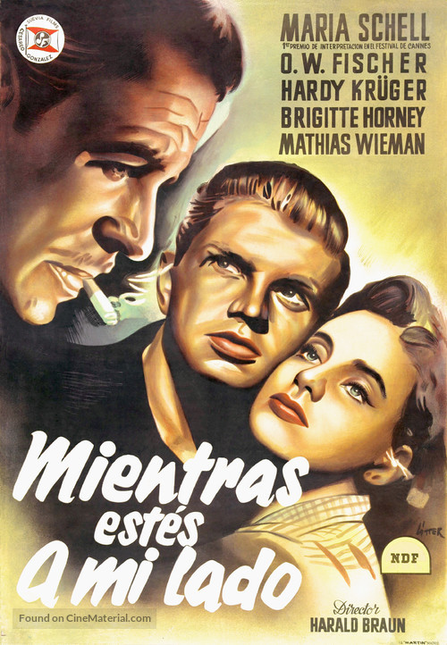 Solange Du da bist - Spanish Movie Poster