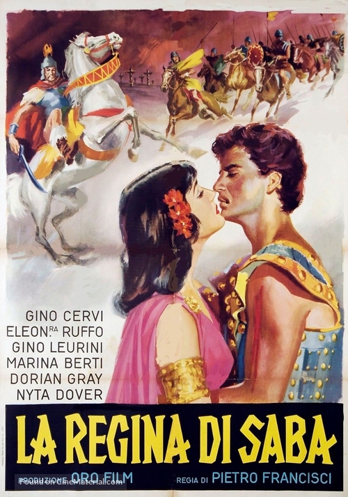 La regina di Saba - Italian Movie Poster