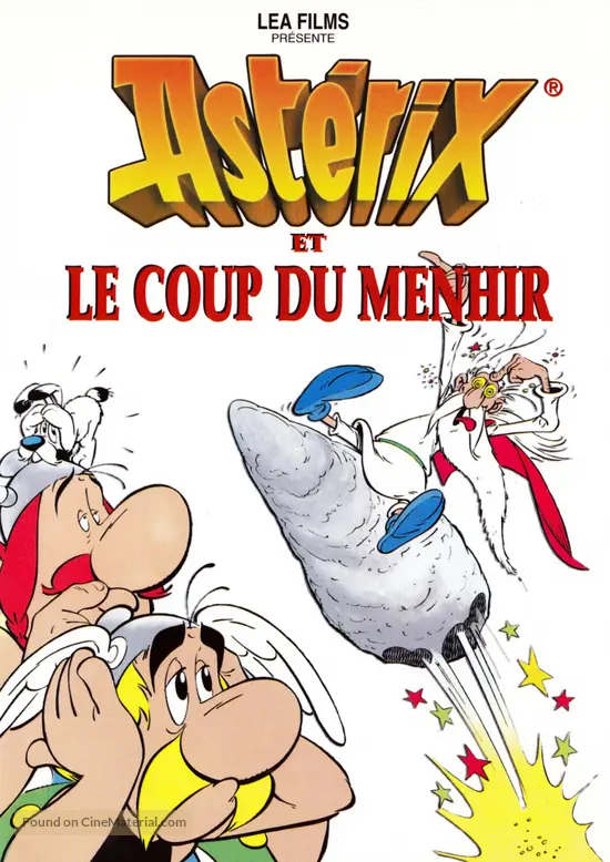 Ast&eacute;rix et le coup du menhir - Canadian DVD movie cover