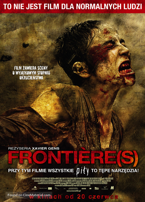 Fronti&egrave;re(s) - Polish Movie Poster