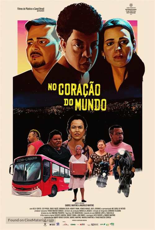 No cora&ccedil;&atilde;o do mundo - Brazilian Movie Poster