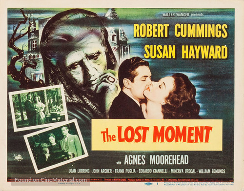 The Lost Moment - Movie Poster