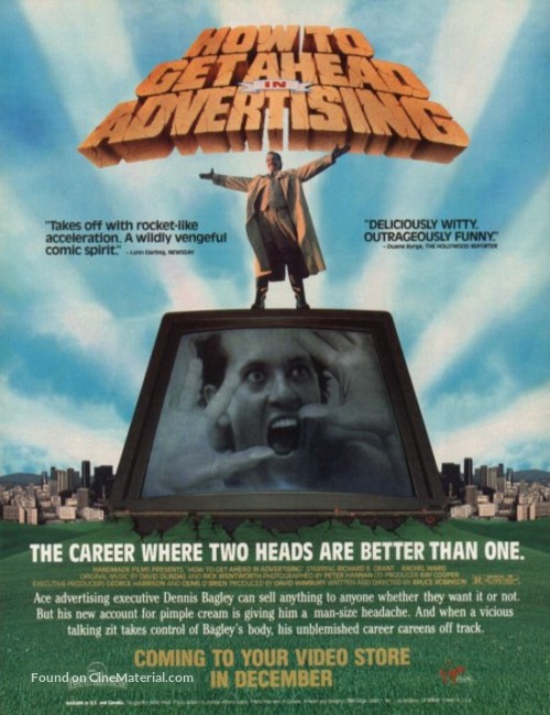 How to Get Ahead in Advertising - Movie Poster