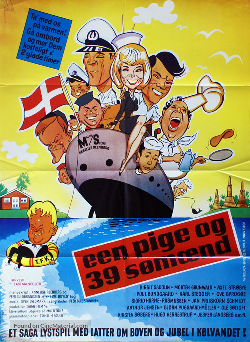 Een pige og 39 s&oslash;m&aelig;nd - Danish Movie Poster
