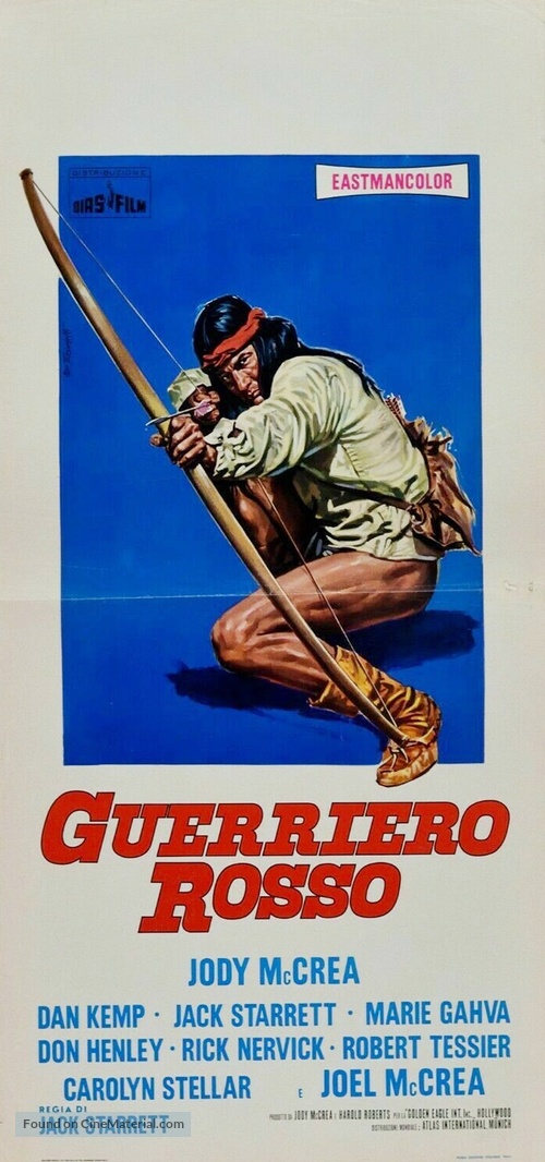 Cry Blood, Apache - Italian Movie Poster