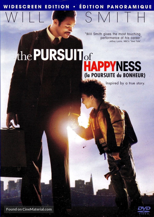 The Pursuit of Happyness - Canadian DVD movie cover
