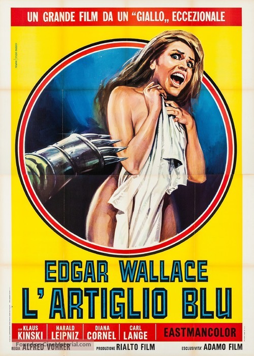 Die blaue Hand - Italian Movie Poster