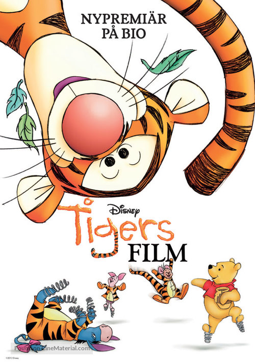 The Tigger Movie - Swedish Movie Poster