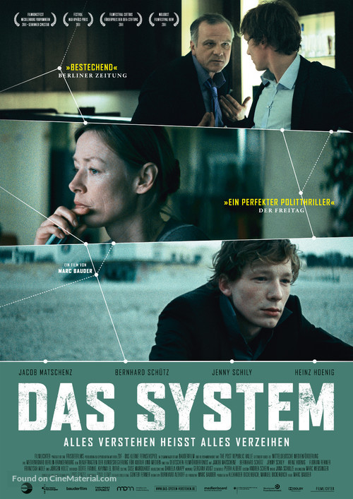 Das System - Alles verstehen hei&szlig;t alles verzeihen - German Movie Poster