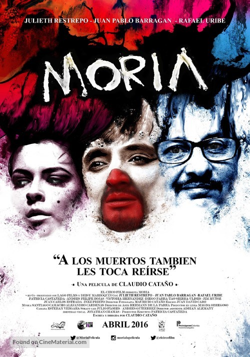 Moria - Colombian Movie Poster