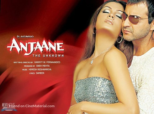 Anjaane: The Unkown - Indian Movie Poster