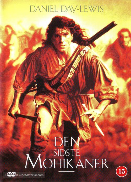 The Last of the Mohicans - Danish DVD movie cover