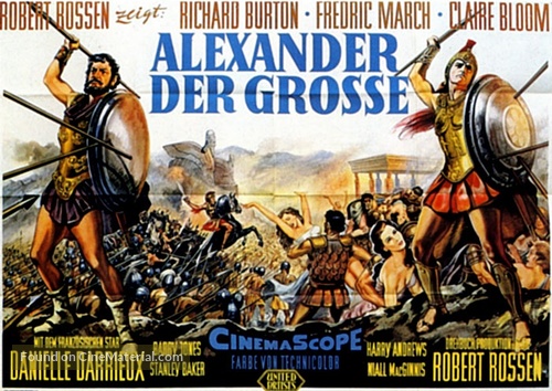 Alexander the Great - German Movie Poster
