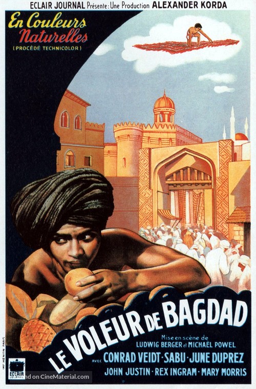 The Thief of Bagdad - French Movie Poster