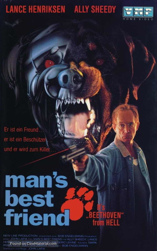 Man&#039;s Best Friend - German VHS movie cover