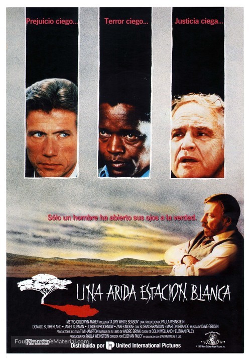 A Dry White Season - Spanish Movie Poster