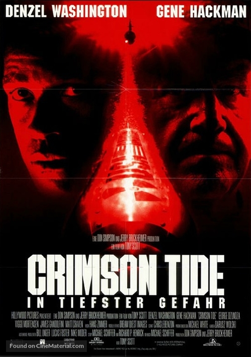 Crimson Tide - German Movie Poster