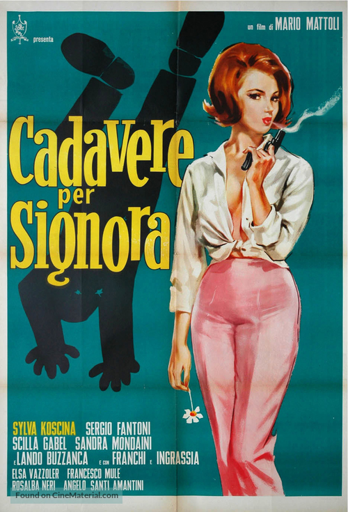 Cadavere per signora - Italian Movie Poster