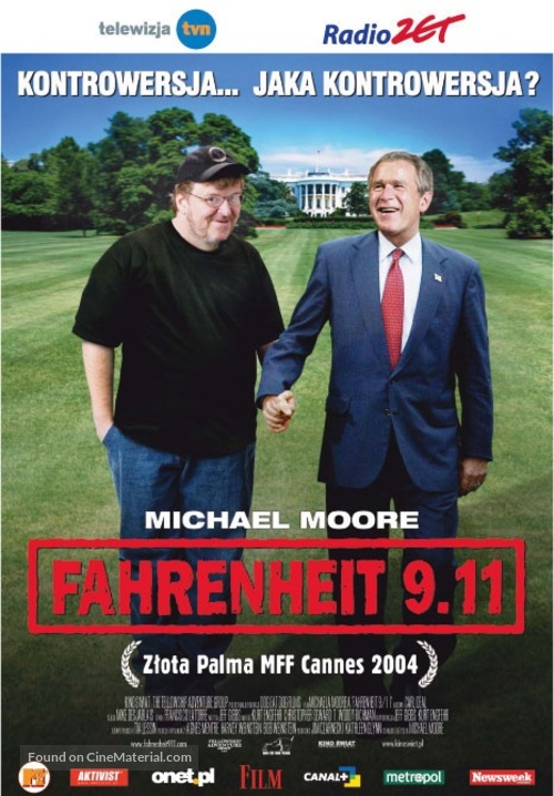 Fahrenheit 9/11 - Polish Movie Poster