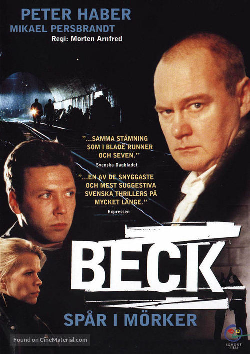 &quot;Beck&quot; Sp&aring;r i m&ouml;rker - Swedish poster