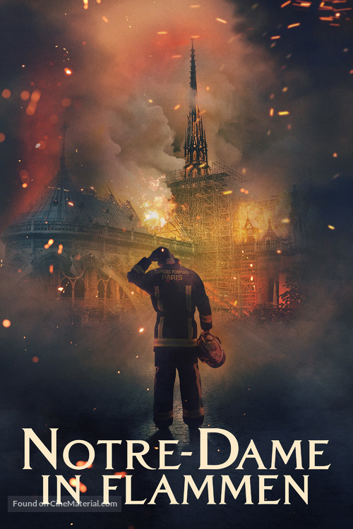 Notre-Dame br&ucirc;le - German Movie Cover