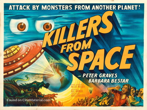 Killers from Space - British Movie Poster