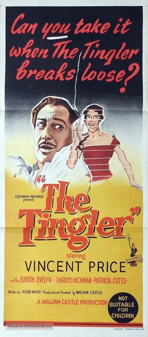 The Tingler - Australian Movie Poster