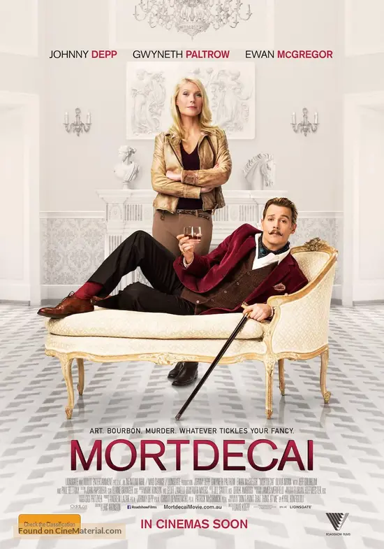 Mortdecai - Australian Movie Poster