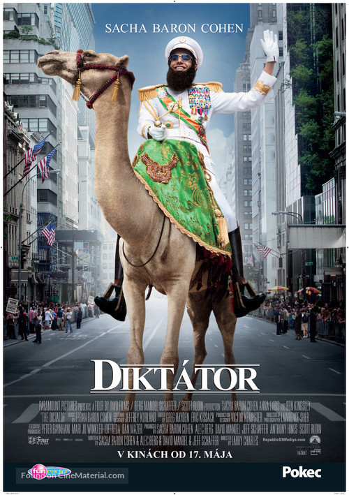 The Dictator - Slovak Movie Poster