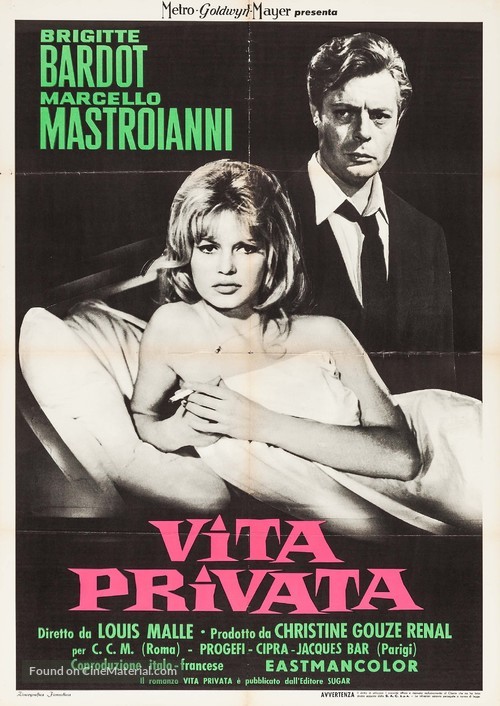 Vie priv&eacute;e - Italian Movie Poster