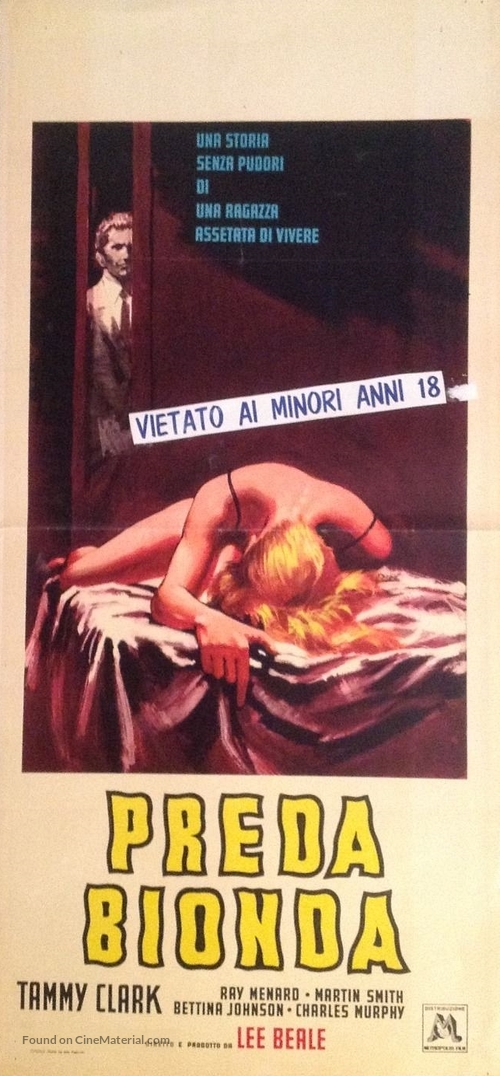 Girl in Trouble - Italian Movie Poster