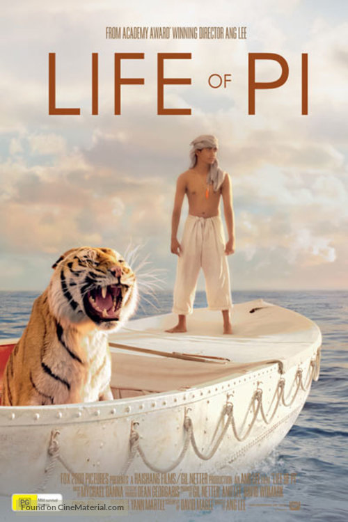 Life of Pi - Australian Movie Poster