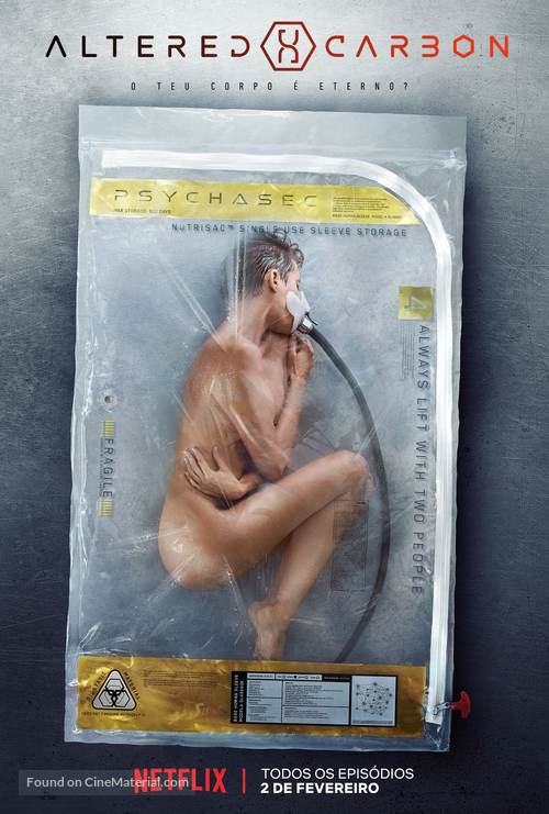 &quot;Altered Carbon&quot; - Portuguese Movie Poster