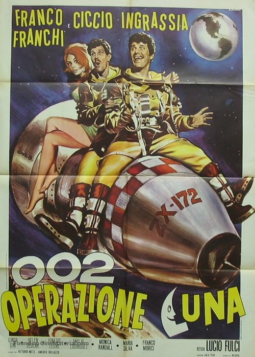 002 operazione Luna - Italian Movie Poster