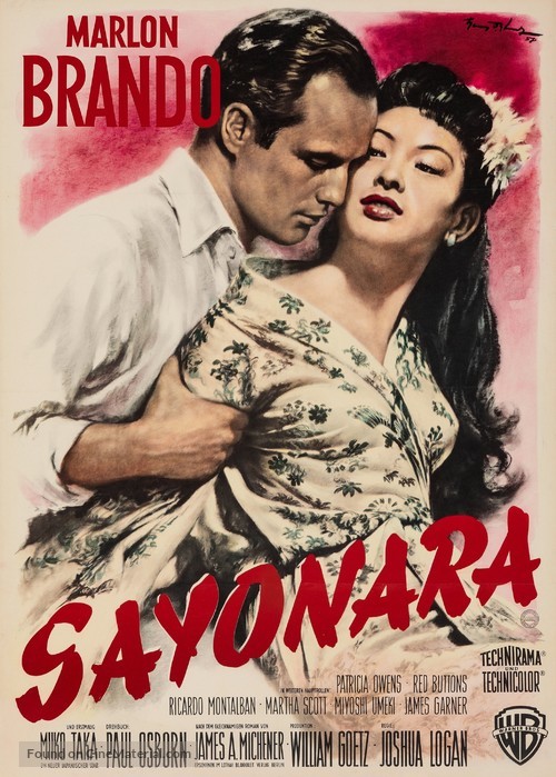 Sayonara - German Movie Poster