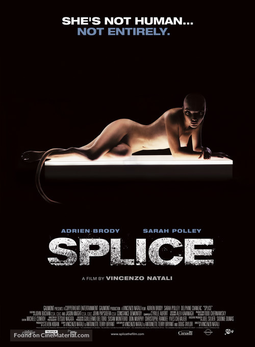Splice - Canadian Movie Poster