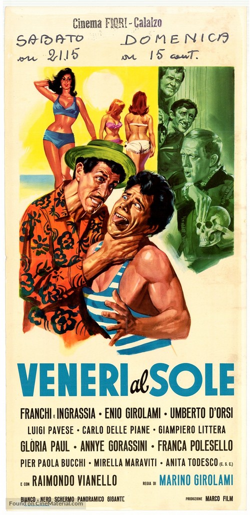 Veneri al sole - Italian Movie Poster